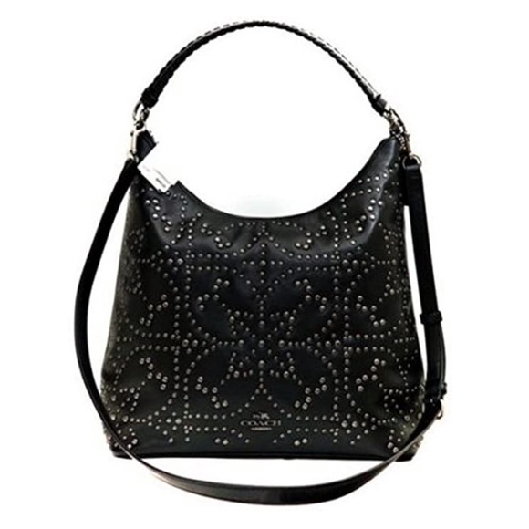 COACH Celeste Convertible Mini Studded Leather Bag - Picture 1 of 14